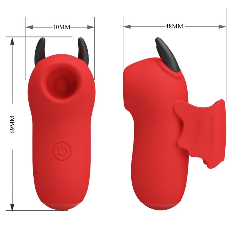 PRETTY LOVE - MINI GIOCATTOLI DIVERTENTI DELLO STIMOLATORE MAGIC DIAVOLO – Per il clitoride – foto 7