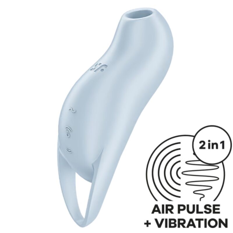 SATISFYER - POCKET PRO 1 STIMOLATORE CLITORIDE AZZURRO – Per il clitoride