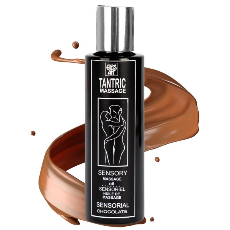 EROS-ART - OLIO DA MASSAGGIO TANTRICO NATURALE E AFRODISIACO AL CIOCCOLATO 100 ML – Oli Aromatizzati