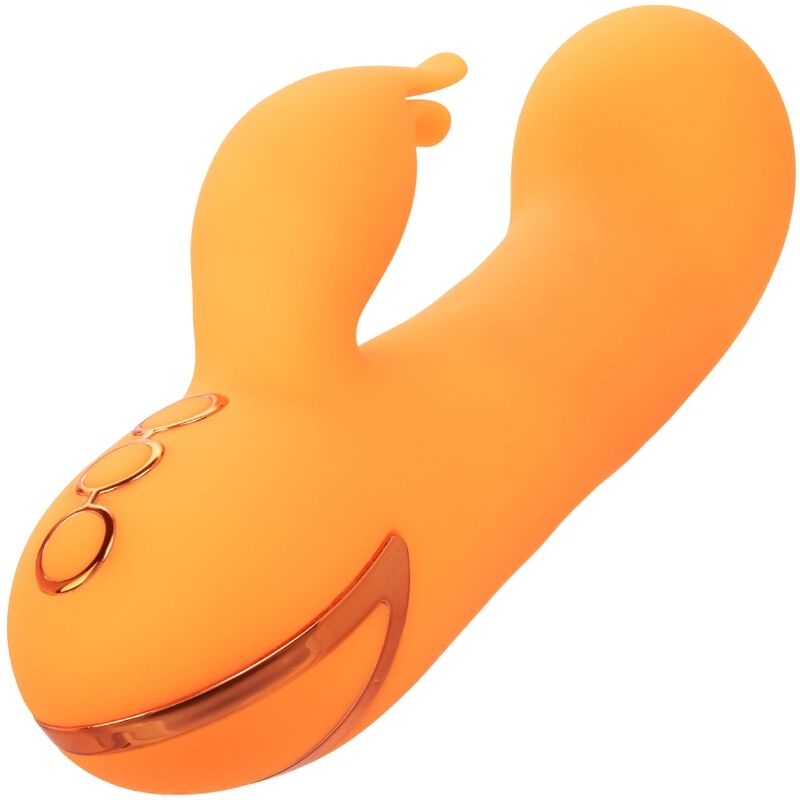 CALEXOTICS - MONTECITO MUSE VIBRATORE RABBIT ORANGE BY CALIFORNIA DREAMING – Vibratori di coniglio – foto 4