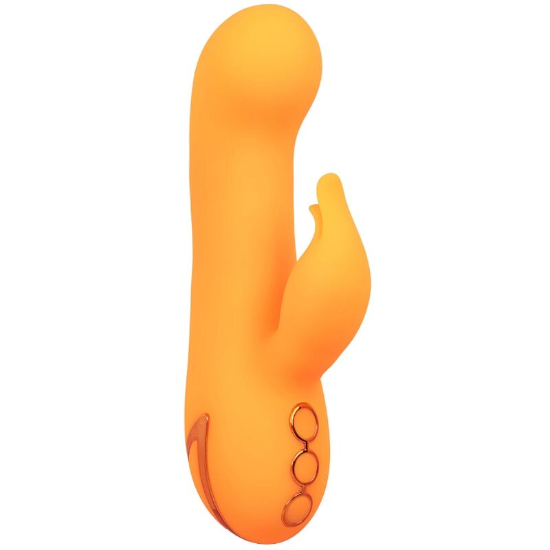 CALEXOTICS - MONTECITO MUSE VIBRATORE RABBIT ORANGE BY CALIFORNIA DREAMING – Vibratori di coniglio – foto 3