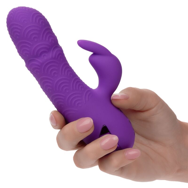 CALEXOTICS - MANHATTAN BEACH MARVEL VIBRATORE RABBIT VIOLA DI CALIFORNIA DREAMING – Vibratori di coniglio