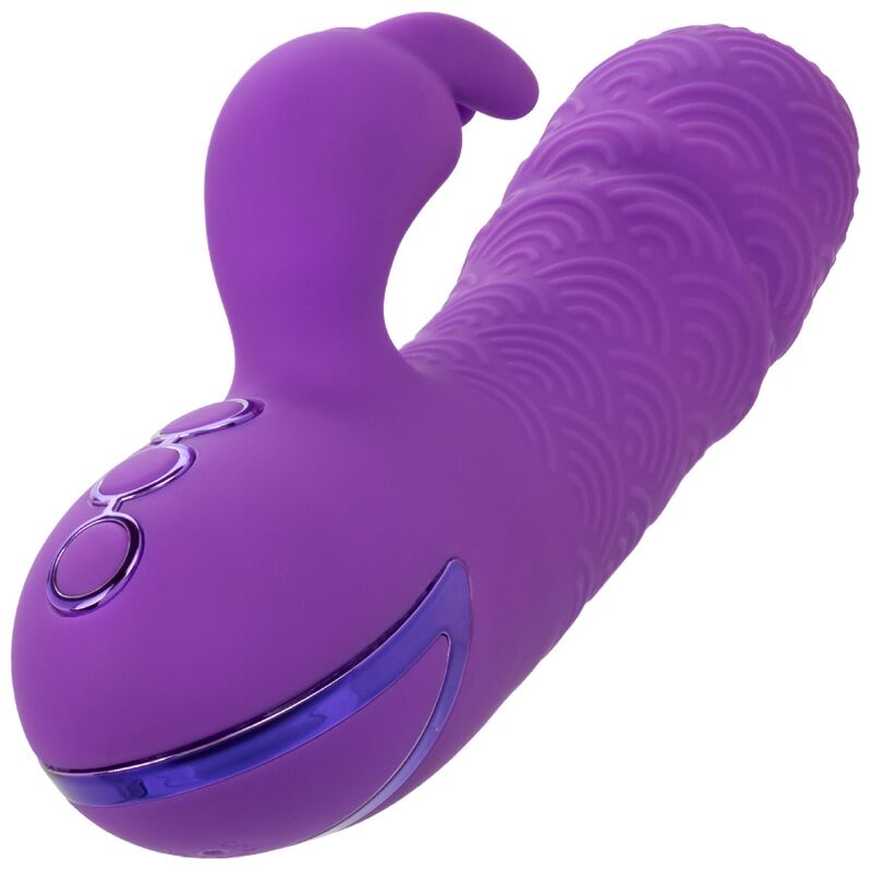 CALEXOTICS - MANHATTAN BEACH MARVEL VIBRATORE RABBIT VIOLA DI CALIFORNIA DREAMING – Vibratori di coniglio – foto 5