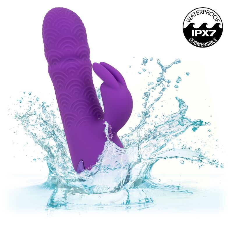 CALEXOTICS - MANHATTAN BEACH MARVEL VIBRATORE RABBIT VIOLA DI CALIFORNIA DREAMING – Vibratori di coniglio – foto 6