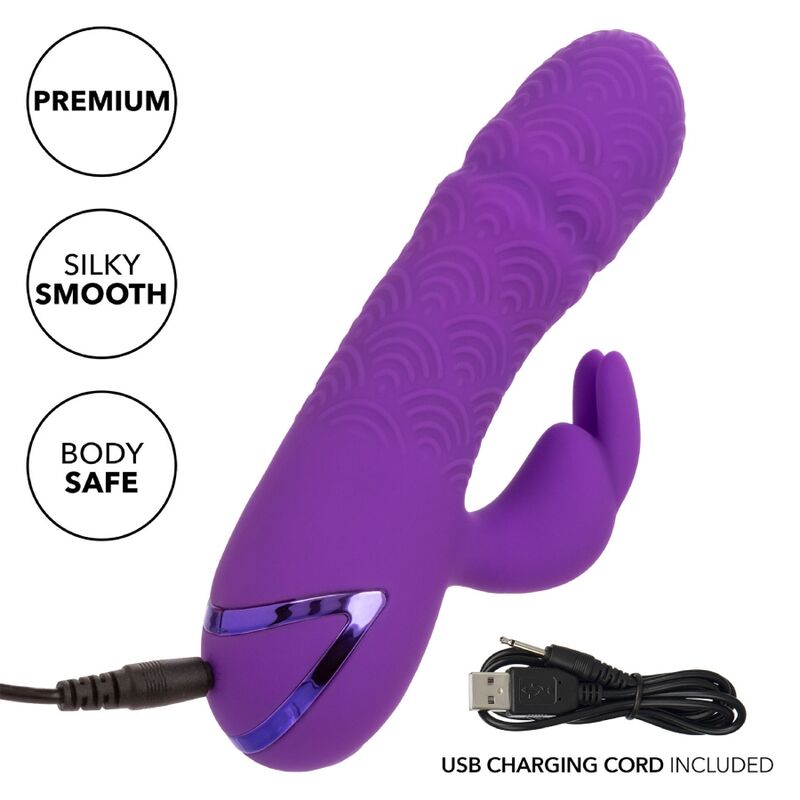 CALEXOTICS - MANHATTAN BEACH MARVEL VIBRATORE RABBIT VIOLA DI CALIFORNIA DREAMING – Vibratori di coniglio – foto 8