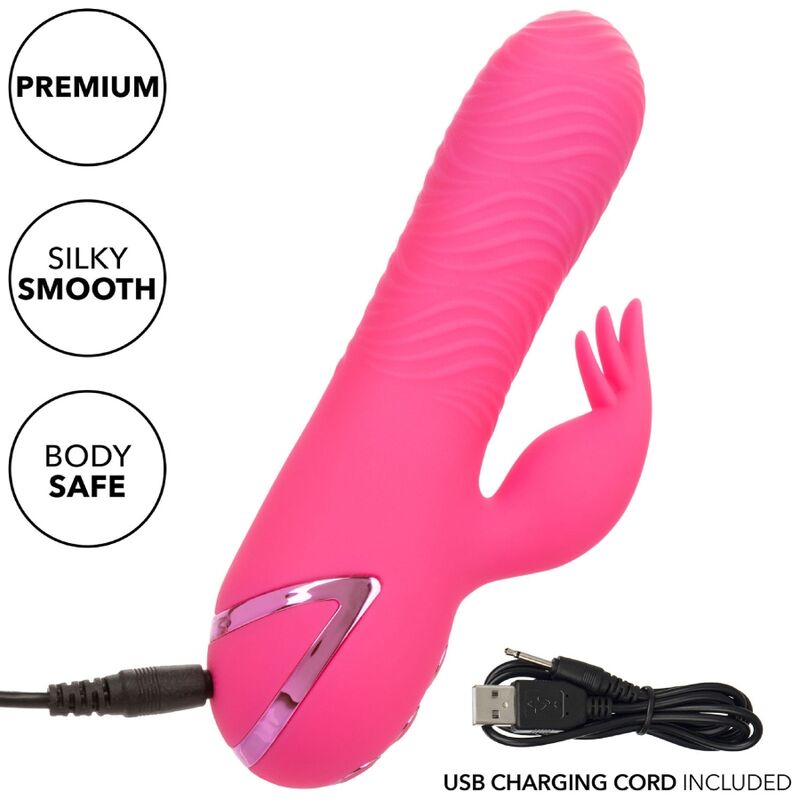 CALEXOTICS - SACRAMENTO SWEETIE VIBRATORE RABBIT PINK BY CALIFORNIA DREAMING – Vibratori di coniglio – foto 8
