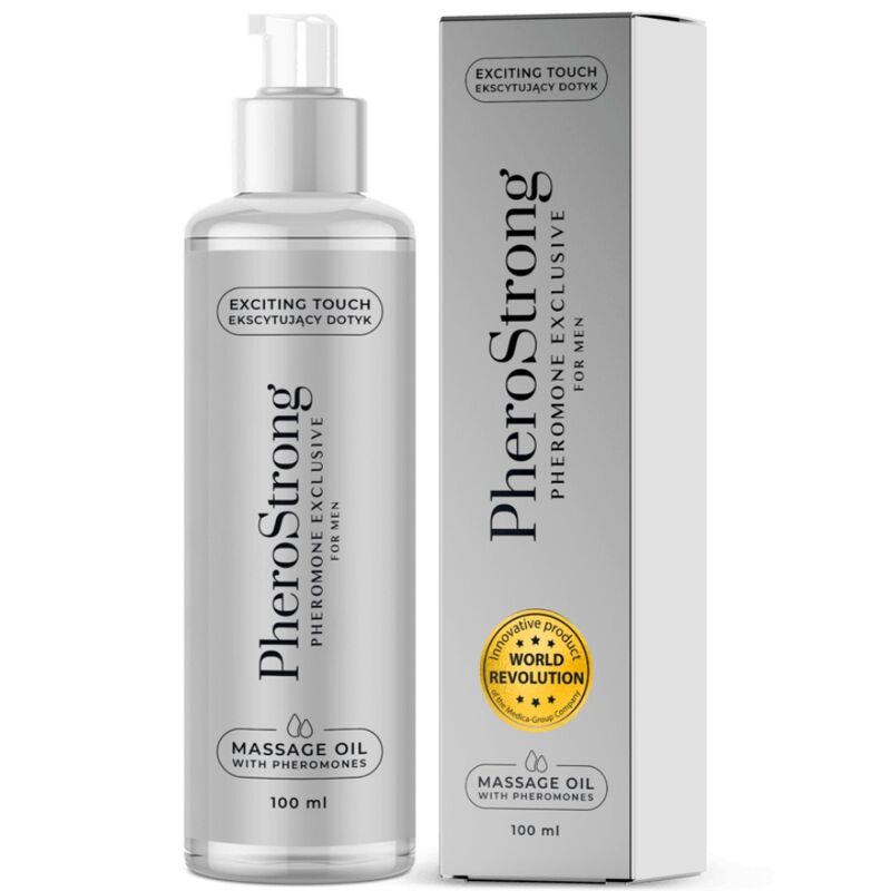 PHEROSTRONG - OLIO DA MASSAGGIO ESCLUSIVO PER UOMINI 100 ML – Oli Aromatizzati