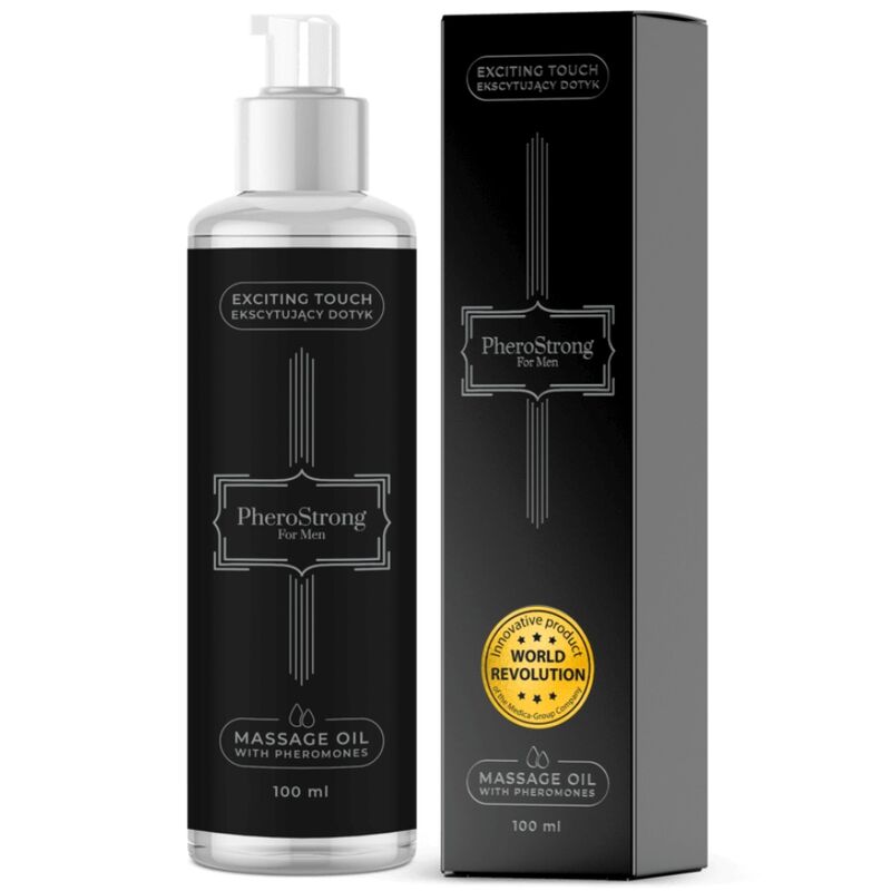 PHEROSTRONG - OLIO DA MASSAGGIO PER UOMO 100 ML – Oli Aromatizzati