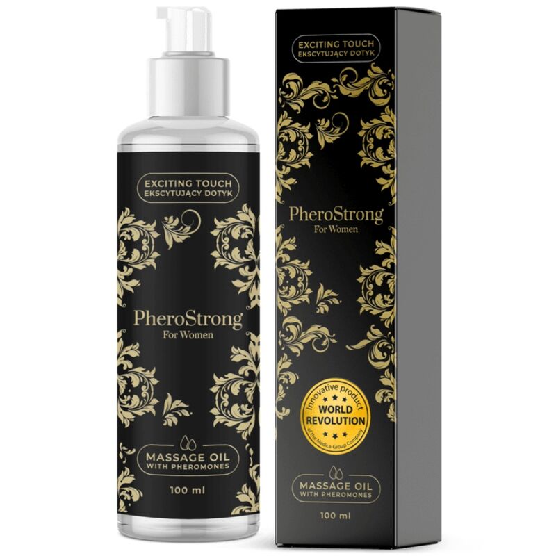 PHEROSTRONG - OLIO DA MASSAGGIO PER DONNA 100 ML – Oli Aromatizzati