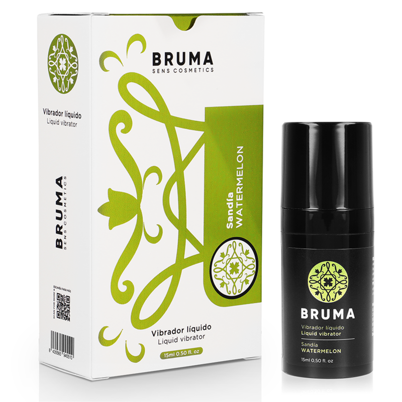 BRUMA - VIBRATORE LIQUIDO ULTRA SCORREVOLE ANGURIA 15 ML – Vibratore liquido