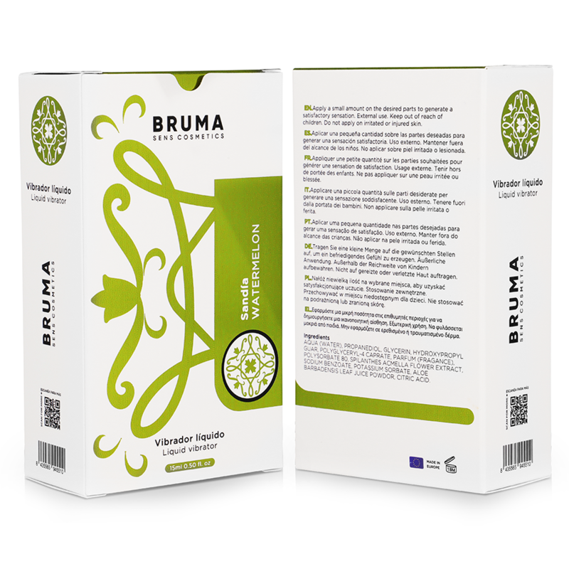 BRUMA - VIBRATORE LIQUIDO ULTRA SCORREVOLE ANGURIA 15 ML – Vibratore liquido – foto 7