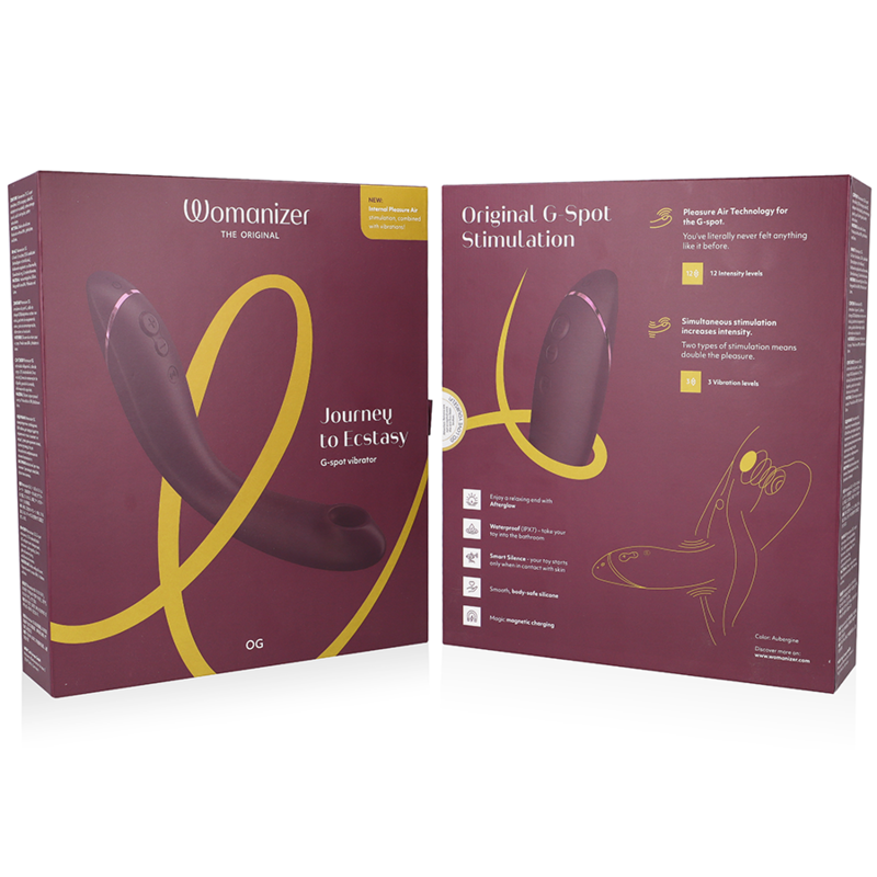 WOMANIZER - OG MELANZANA PUNTO G – Stimolatore d'aria con vibrazione – foto 7