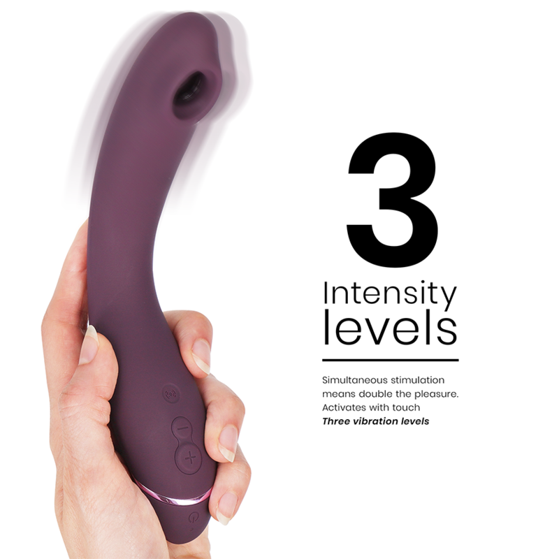 WOMANIZER - OG MELANZANA PUNTO G – Stimolatore d'aria con vibrazione – foto 4