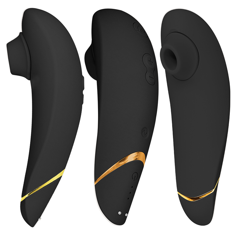 WOMANIZER - PREMIUM 2 STIMOLATORE CLITORALE NERO – Stimolatore dell'aria nessuna vibrazione – foto 2