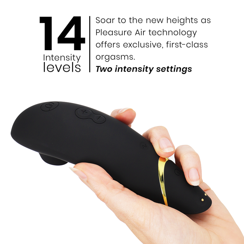 WOMANIZER - PREMIUM 2 STIMOLATORE CLITORALE NERO – Stimolatore dell'aria nessuna vibrazione – foto 5