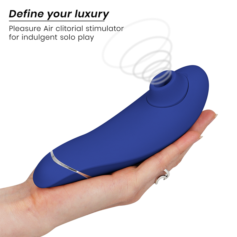 WOMANIZER - PREMIUM 2 STIMOLATORE DEL CLITORIDE MIRTILLO – Stimolatore dell'aria nessuna vibrazione – foto 3
