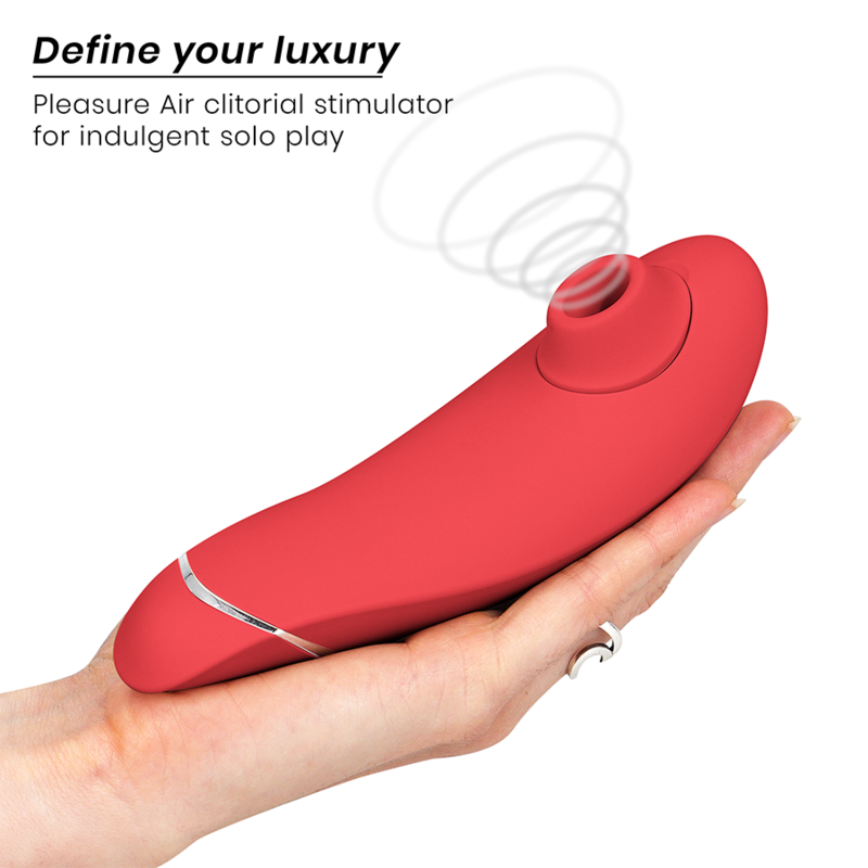WOMANIZER - PREMIUM 2 STIMOLATORE CLITORALE LAMPONE – Stimolatore dell'aria nessuna vibrazione – foto 3