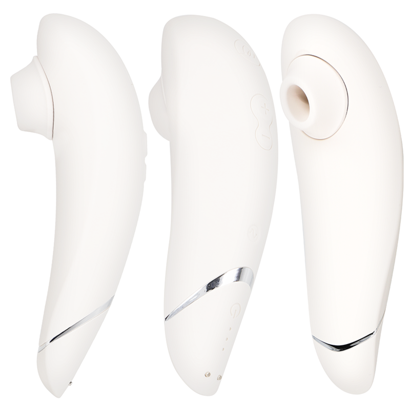 WOMANIZER - PREMIUM 2 STIMOLATORE CLITORALE GRIGIO CALDO – Stimolatore dell'aria nessuna vibrazione – foto 2
