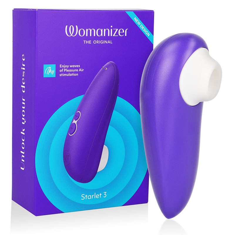 WOMANIZER - STARLET 3 STIMOLATORE CLITORALE INDIGO – Massaggiatrici