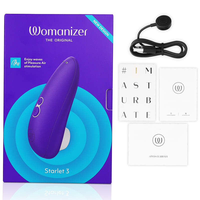 WOMANIZER - STARLET 3 STIMOLATORE CLITORALE INDIGO – Massaggiatrici – foto 6