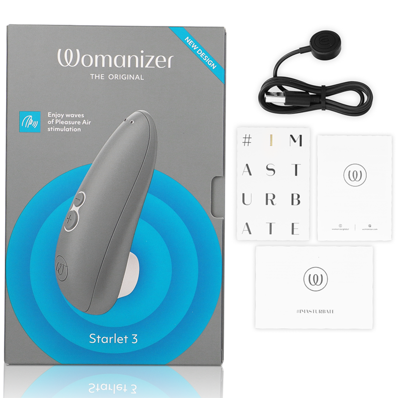 WOMANIZER - STIMOLATORE CLITORALE STARLET 3 GRIGIO – Massaggiatrici – foto 6