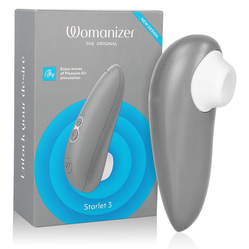 WOMANIZER - STIMOLATORE CLITORALE STARLET 3 GRIGIO – Massaggiatrici