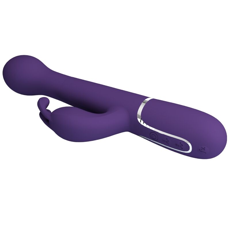 PRETTY LOVE - DEJON VIBRATORE RABBIT 3 IN 1 MULTIFUNZIONE VIOLA – Vibratori di coniglio – foto 5