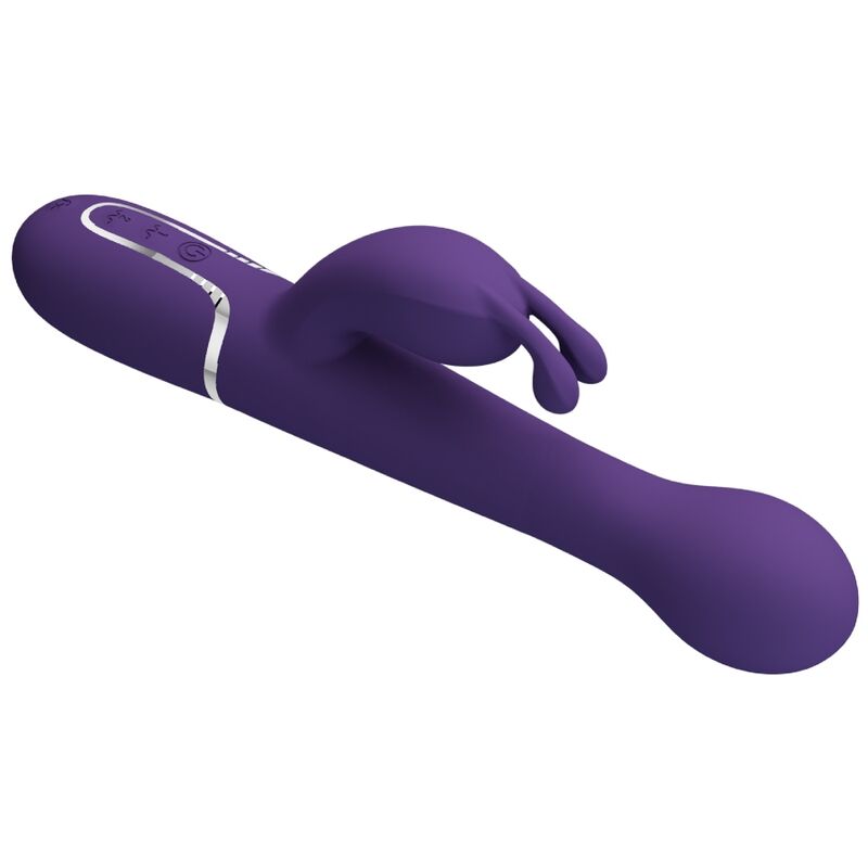 PRETTY LOVE - DEJON VIBRATORE RABBIT 3 IN 1 MULTIFUNZIONE VIOLA – Vibratori di coniglio – foto 7