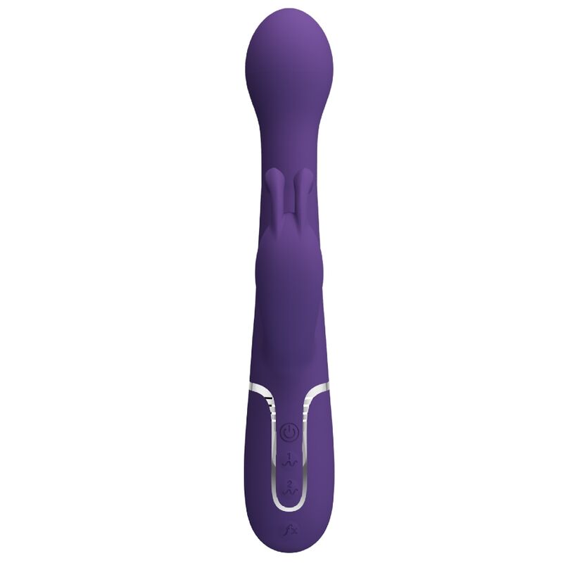 PRETTY LOVE - DEJON VIBRATORE RABBIT 3 IN 1 MULTIFUNZIONE VIOLA – Vibratori di coniglio – foto 3