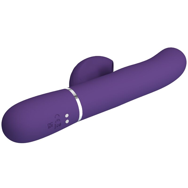 PRETTY LOVE - PERLITA VIBRATORE G-SPOT 3 IN 1 MULTIFUNZIONE VIOLA – Vibratori di coniglio – foto 7