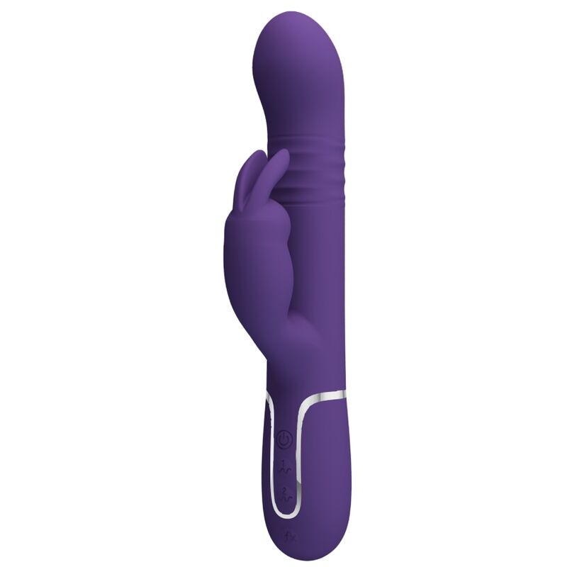 PRETTY LOVE - COALE VIBRATORE CONIGLIO CARBONE 4 EN 1 VIOLA – Vibratori di coniglio