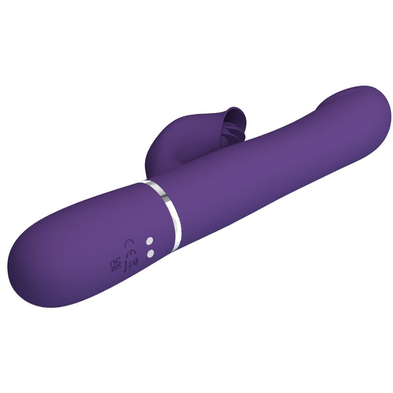 PRETTY LOVE - ZALIN PERLE VIBRATORE CONIGLIO 4 EN 1 VIOLA – Vibratori a punto G – foto 6
