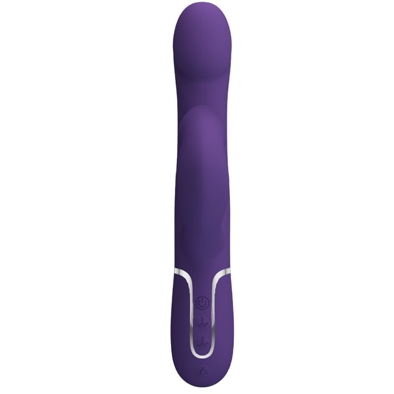 PRETTY LOVE - ZALIN PERLE VIBRATORE CONIGLIO 4 EN 1 VIOLA – Vibratori a punto G – foto 4