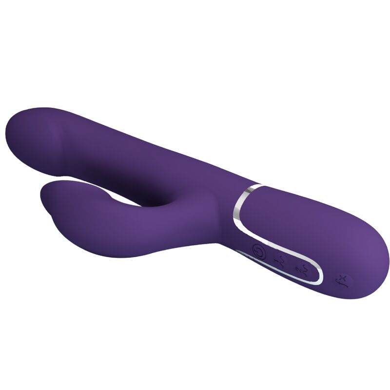 PRETTY LOVE - ZALIN PERLE VIBRATORE CONIGLIO 4 EN 1 VIOLA – Vibratori a punto G – foto 7
