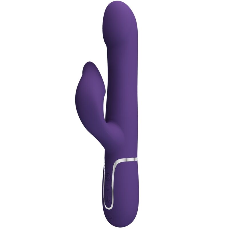 PRETTY LOVE - ZALIN PERLE VIBRATORE CONIGLIO 4 EN 1 VIOLA – Vibratori a punto G – foto 3