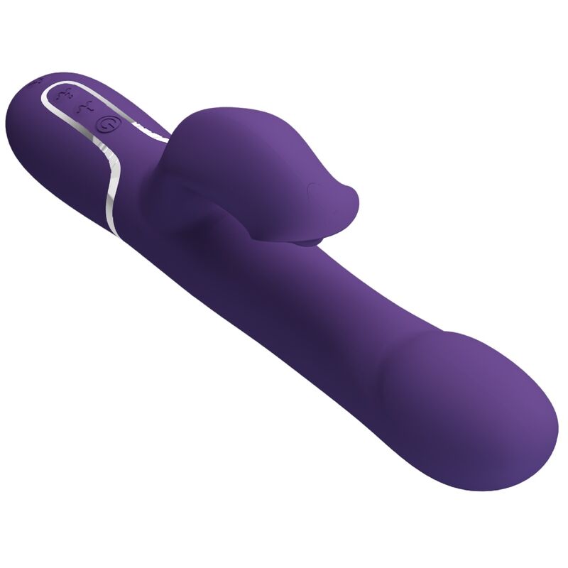 PRETTY LOVE - ZALIN PERLE VIBRATORE CONIGLIO 4 EN 1 VIOLA – Vibratori a punto G – foto 5