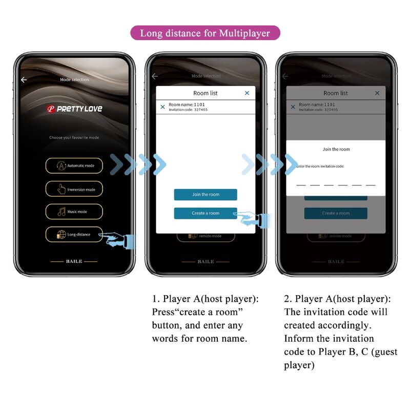 PRETTY LOVE - HECTOR VIBRATORE ELETTROSHOCK APP GRATUITA VIOLA – Vibratori con APP – foto 12
