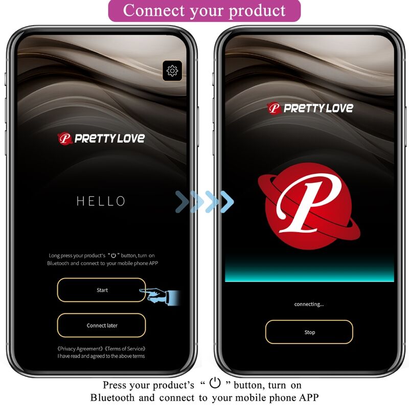PRETTY LOVE - HECTOR VIBRATORE ELETTROSHOCK APP GRATUITA VIOLA – Vibratori con APP – foto 10