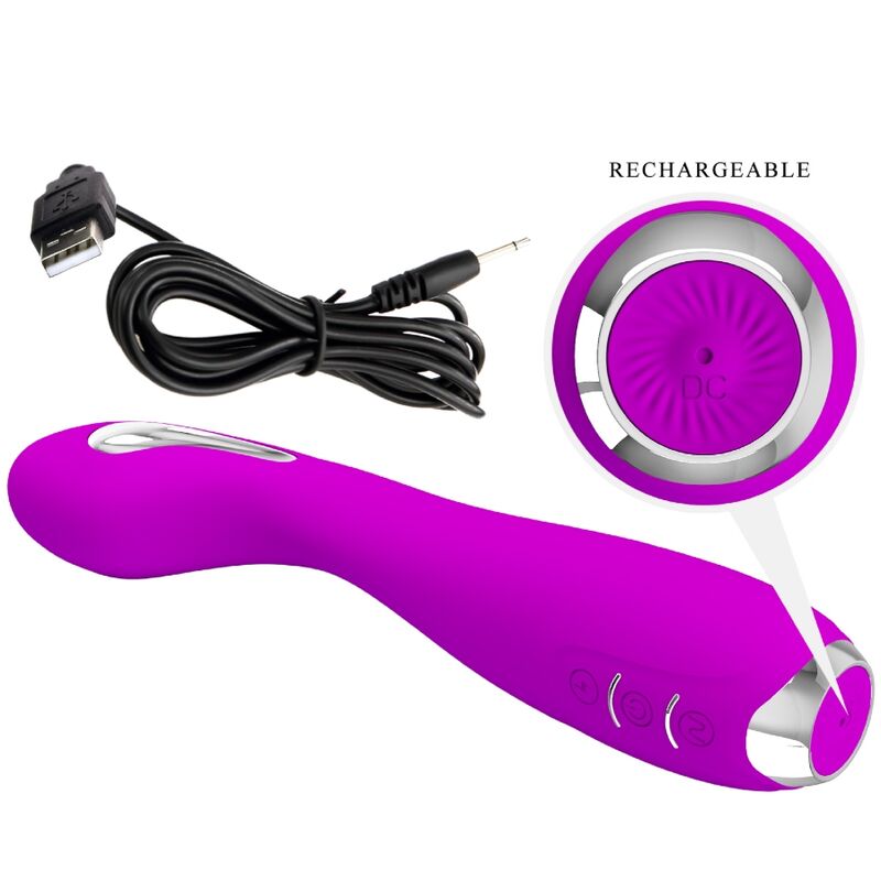 PRETTY LOVE - HECTOR VIBRATORE ELETTROSHOCK APP GRATUITA VIOLA – Vibratori con APP – foto 6