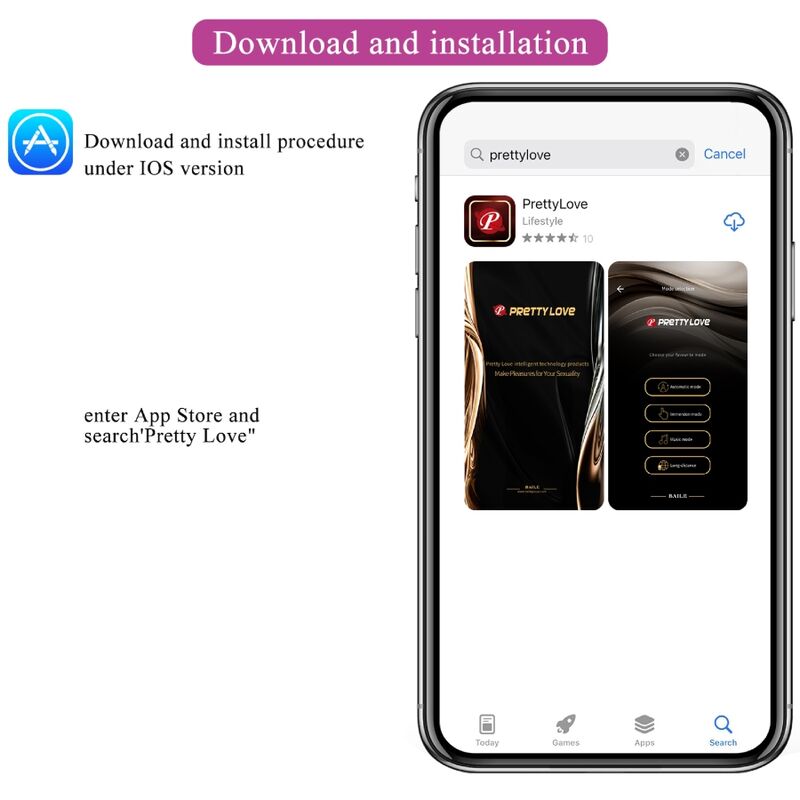 PRETTY LOVE - HECTOR VIBRATORE ELETTROSHOCK APP GRATUITA VIOLA – Vibratori con APP – foto 8