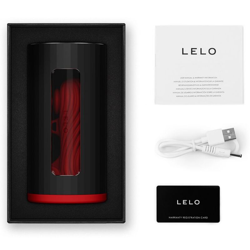 LELO - MASTURBATORE MASCHILE F1S V3 ROSSO – Masturbatore automatico – foto 4