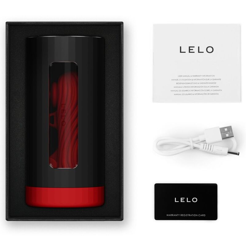 LELO - MASTURBATORE MASCHILE F1S V3 ROSSO XL – Masturbatore automatico – foto 3