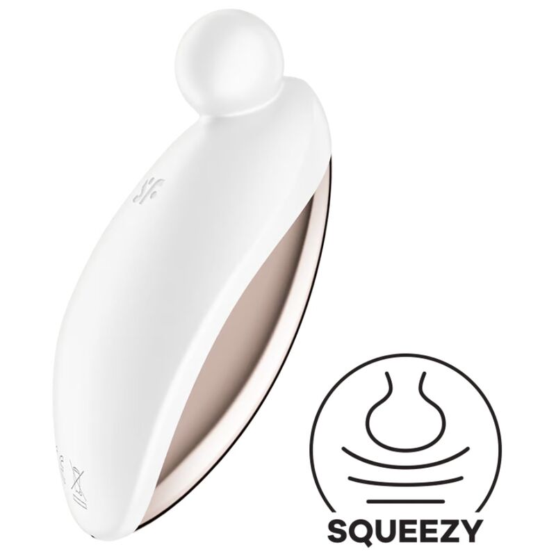 SATISFYER - SPOT ON 2 VIBRATORE LAY-ON BIANCO – Vibratori clitoridei da posare