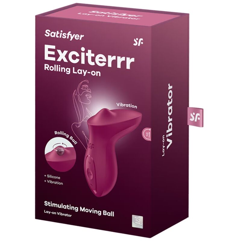 SATISFYER - VIBRATORE ECCITANTE DA APPOGGIO CLITORIDE FUCSIA – Vibratori clitoridei da posare – foto 5