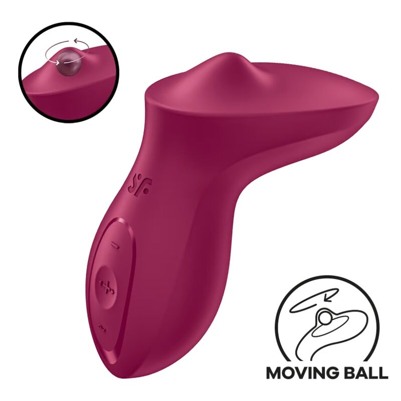 SATISFYER - VIBRATORE ECCITANTE DA APPOGGIO CLITORIDE FUCSIA – Vibratori clitoridei da posare