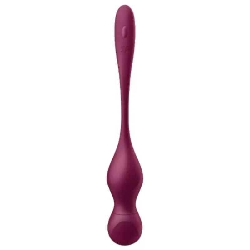 SATISFYER - LOVE BIRDS VARY SFERE VIBRANTI APP GRATUITA WINE ROSSO – Sfere di silicone – foto 2