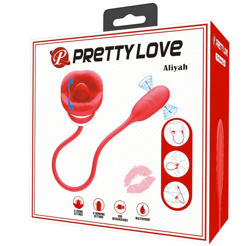 PRETTY LOVE - ALIYAH MASTURBATORE A BOCCA ROSSA – Giocattoli per le donne – foto 6