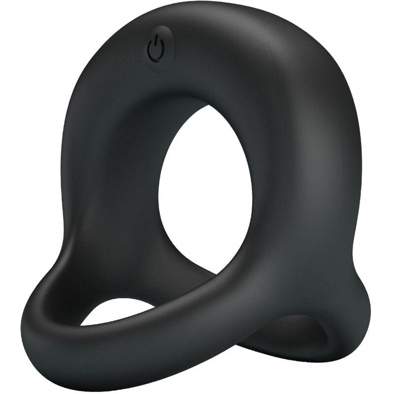 PRETTY LOVE - ELLIOTT ANELLO  VIBRANTE NERO – Cockring con vibrazione