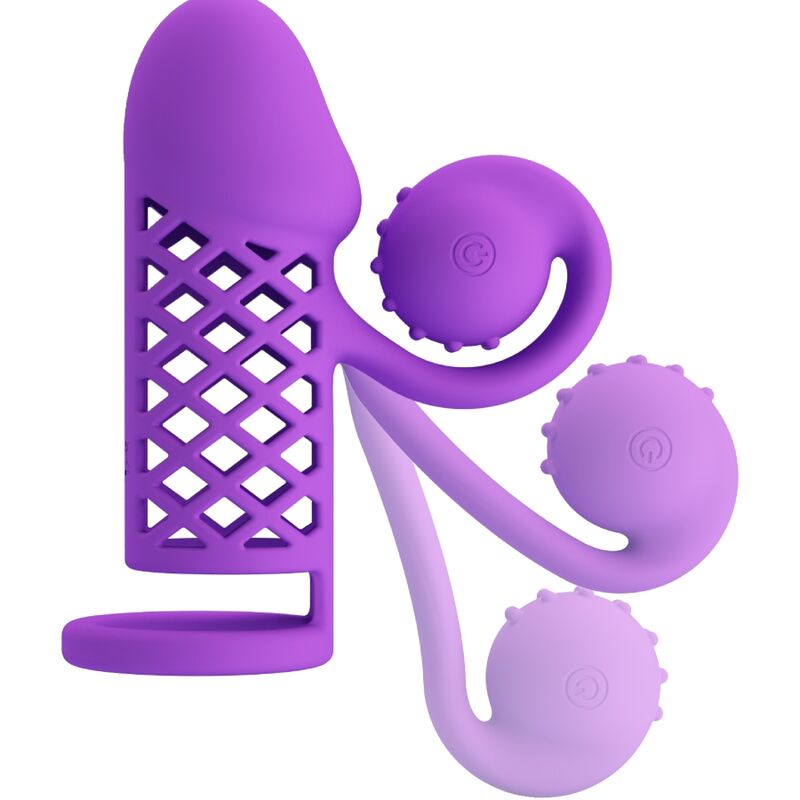 ROMANCE - HARDEN MANICA ESTESA VIOLA – Copri pene con estensione – foto 5