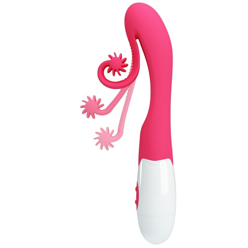 ROMANCE - VIBRATORE E STIMOLATORE 30 VELOCITÀ ROSA – Vibratori